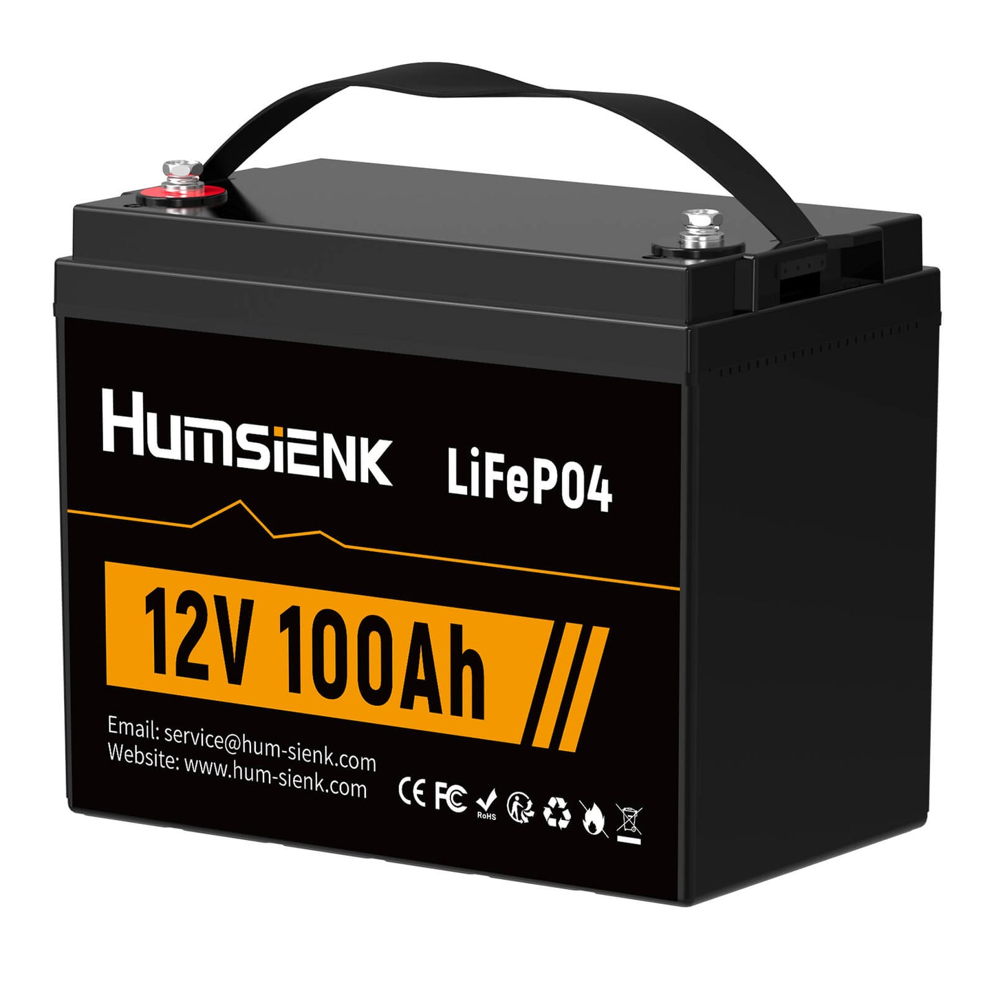 Humsienk 12V 100Ah LiFePO4 Battery