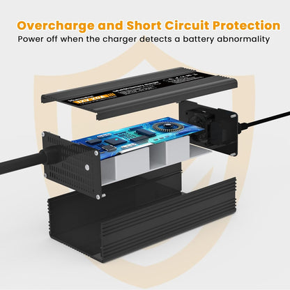 Humsienk 14.6V 20A Dedicated LiFePO4 Battery Charger