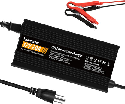 Humsienk 14.6V 20A Dedicated LiFePO4 Battery Charger