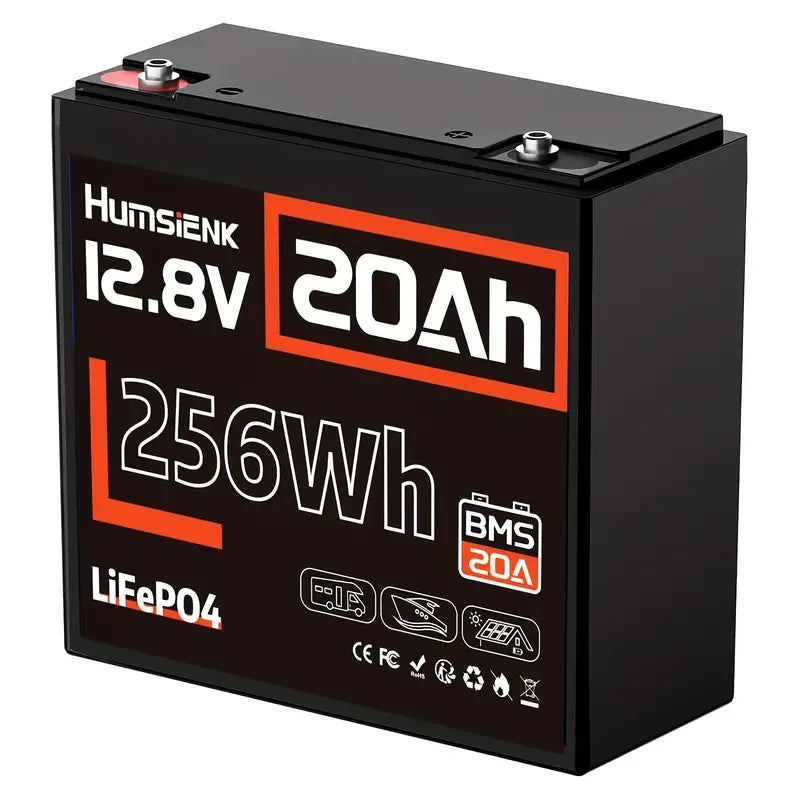 Humsienk 12V 20Ah LiFePO4 Battery